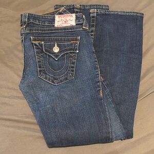 True Religion Women's Dark Blue Boot Cut Jeans